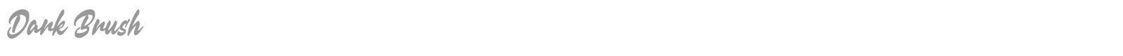 Dark Brush font preview